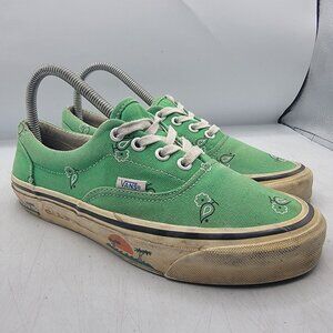 Vans Vault OG Era Paisley Green Womens 7.5 Sneaker Shoes California Beach